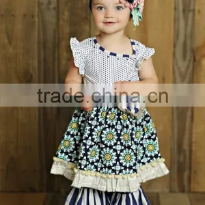 Conice Nini Girls Boutique Clothing Mustard Pie Sleeveless Clothes for Wholesale thumbnail-5