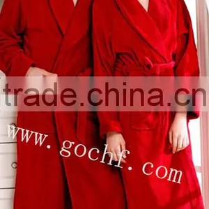 Plush Terry Towel Bathrobe Morning Gown thumbnail-1