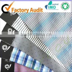 Supply 100% Polyester Yarn Dye Plaid Shirt Fabric thumbnail-1