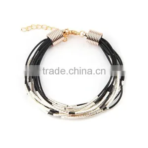 2015 Fashion Metal Bracelet With Wax Line 4 thumbnail-1