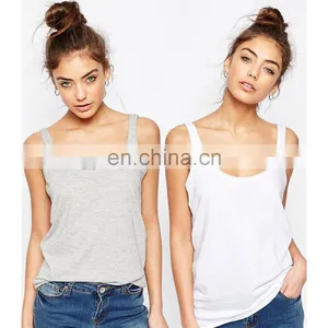 Free Sample Woman Plain OEM Tank Top thumbnail-3