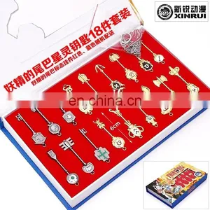 Fairy Tail Key Chain 18 Pcs /set Wholesale Hot Anime Fashion Fairy Tail Key Chain thumbnail-1