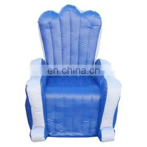 2012 Inflatable King Throne in Blue thumbnail-1