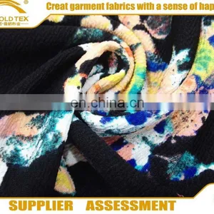 2016 Hot Sales Lady's Colthing Single Knitting Jersey Fabric Spandex Jersey Print Factory Price thumbnail-1