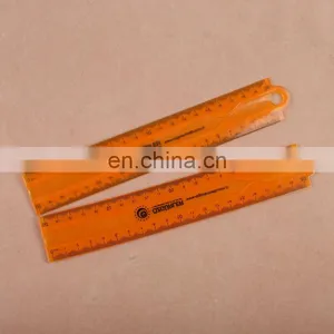 20cm Customer PVC Curve Flexible Soft Clear Plastic Ruler thumbnail-1