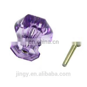 Luxury Purple Acrylic Crystal Rhinestone Furniture Handles thumbnail-2