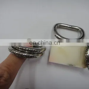 Stainless Steel #304 D Ring Engraved Logo for Strap & Handbags thumbnail-3