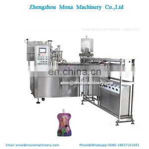 Beverage Filling Pouch Filling and Packing Machine Automatic Doypack Spout Pouch Filling Machine thumbnail-5