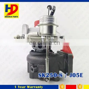 SK250-8 Diesel Engine Turbo J05E For Hino Turbocharger thumbnail-2