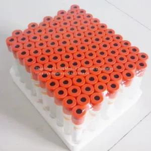 Vacuum Plain Blood Collection Tube With Red Top thumbnail-3