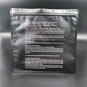 Chinese Manufacturer Produces Zipper Plastic PE Bag for Face Shield Gasket thumbnail-4