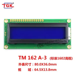 Lcd 16X2 Display 1602 Lcd Modules TM162A-3 80X36mm 1602 LCD Screen thumbnail-1