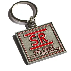 Creative Metal Key Chain Customized High-grade Cartoon Advertising Promotion Activities Key Chain Pendant Custom thumbnail-1