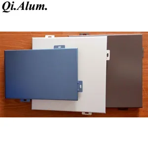 Exterior Decorative Metal Wall Panels Aluminum Solid Panel For Curtain Wall Design thumbnail-3
