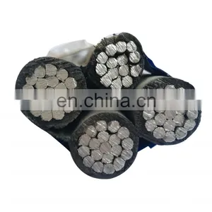 Overhead Aluminum Core LV Cable YJLV 1*185mm XLPE Insulated PVC Sheathed ABC Power Cable thumbnail-5