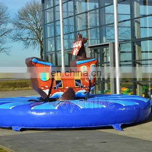 Pirate Ship Theme Interactive Inflatable Adult Pull Riding Games For Events thumbnail-3