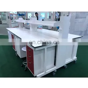 Customized H-frame Lab Acid and Alkali Resistance Drawer Work Bench thumbnail-3
