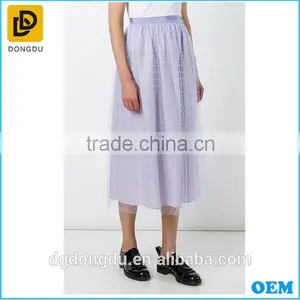 2016 New Fashion Elegant Lace Tulle Indian Long Skirts thumbnail-1