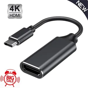 USB Type C to HDMI-compatible Adapter USB 3.1 USB-C to HDMI-Compatible Video Adapter Converter for MacBook Air for Samsung thumbnail-4