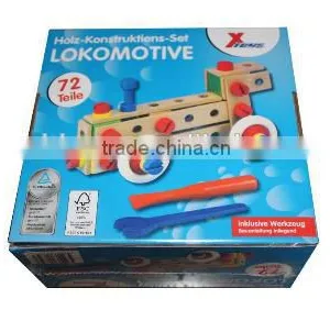 2016 HOT Seach In China Natural Wood Block Car New Toys For Kid Baby Car Toy Nut Assembly Car thumbnail-2
