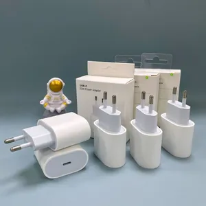 Wholesale Price Home Mobile Phone Charger Dual Power Adapter Fast Charger USB Type C 18W PD 20W Charger for Iphone 11 12 thumbnail-5