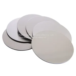 Stainless Steel S201 J1 J2 J3 S410 Sheet Metal Circle Cold Rolled Stainless Steel Ss Cookware Circle thumbnail-5