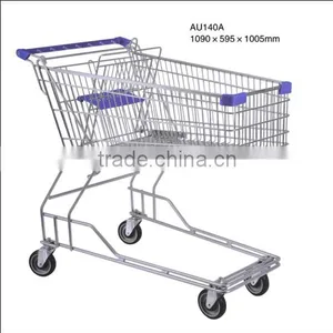 Australia Style Smart Classcial Steel Unfolding 100L Shopping Trolley thumbnail-2