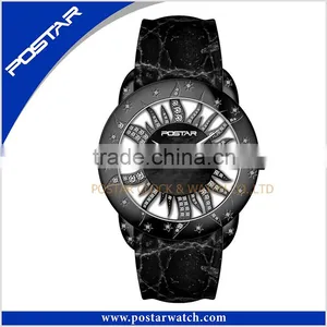 Women's 2016 New Bracelet Crystal Dial Quartz Wrist Watch thumbnail-4