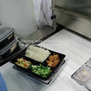 Tunnel Microwave Heating Oven for Ready Meal, Commercial Fast Food Heating Machine thumbnail-4
