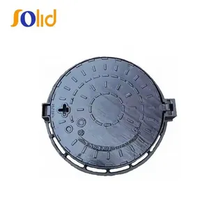 BS EN 124 Road Drainage Lockable Ductile Iron Used Manhole Cover Sewer Manhole Covers With Frame thumbnail-1