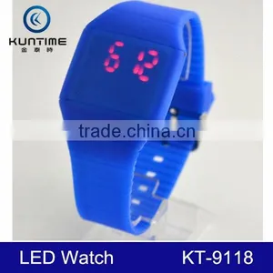 2015 Promotional Cheap Touch Screen Silicon Led Digital Watch thumbnail-5