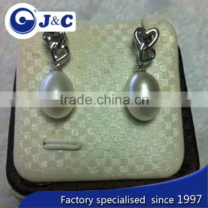 Real Nature Back Pearl Earring,pearl Eardrop,pearl Ear Stud thumbnail-2