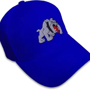 Custom Baseball Cap Bulldog C Embroidery Dogs Acrylic Dad Hats for Men & Women thumbnail-1