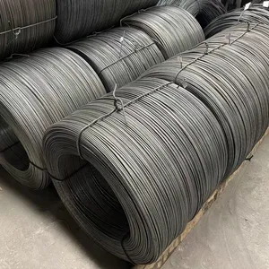 SAE1006 / SAE1008 / Q235 Hot Rolled Low Carbon / 5.5 mm / 6.5 mm Hot Rolled/Surface Phosphating/Coating Oil Steel Wire Rod thumbnail-2