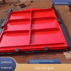 Factory Sale of Cast Iron Gates, 2*2 Meters, River Gates, Steel Gates for Reservoirs thumbnail-2