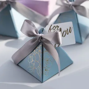 Triangle Luxury Cardboard Paper Packaging Box thumbnail-1