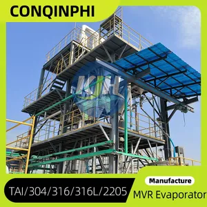 Customizable Double-effect MVR Evaporator for Specific Industrial Effluent Volume thumbnail-5
