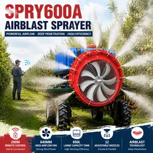SPRY600A Remote Airblast Sprayer 600L Farm Sprayer With Dual Motor Drive High Airflow Fan and Precision Atomization thumbnail-1