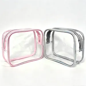Clear PVC Travel Cosmetic Bag thumbnail-5