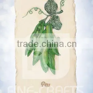 Resin Wall Crafts Plaque With Pea thumbnail-1