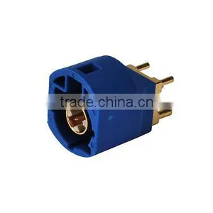 w. Housing C Coding Blue Color 4 Pin Plug Straight PCB Mount High Speed Data HSD Connector thumbnail-1