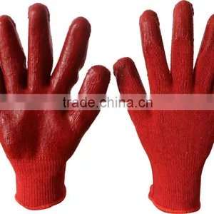 Labour Work PVC Latex Coated Gloves thumbnail-1