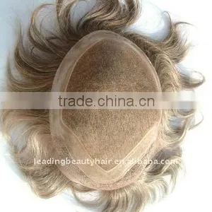 100% Human Hair Toupee With Lace Inside thumbnail-1