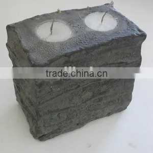 Stone Design Candle thumbnail-1