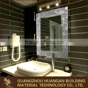 Glass on Glass Bathroom Mirror for Europe Market thumbnail-6