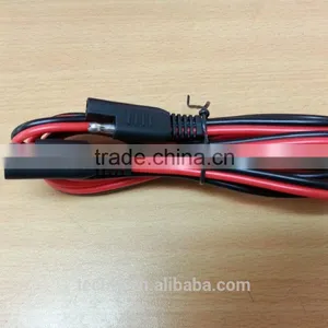 Black /red Twins Wire Two End Molding SAE 4.57plug Male Female Power Cable thumbnail-4