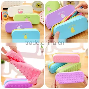 Silicone School Pen Case Pencil Box thumbnail-1