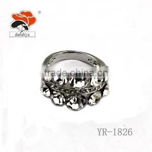 Wholesale Jewelry Wedding Rings Design for Women Alloy Jewelry Fashion Wedding Ring thumbnail-1