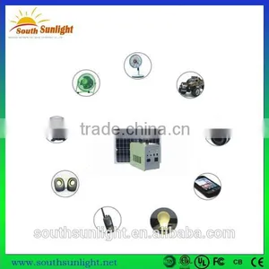 2015 Factory 50W Portable Solar TV With Vedio and Radio, Solar Home Power System for Small Homes, Home Solar Lighting System thumbnail-1