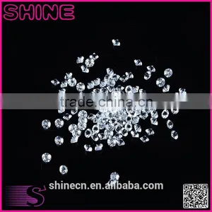 Yiwu Wholesale Factory Direct White Chinese Shining Stone Double Pointed DIY Accessories Round Hot Fix Rhinestones thumbnail-1